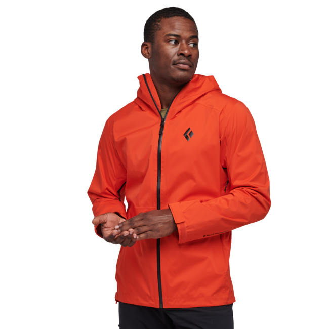 Black Diamond Stormline Stretch Rain Shell nepromočiva muška jakna, octane