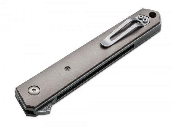 BÖKER® Kwaiken Flipper džepni nož, damast titanij, 9 cm
