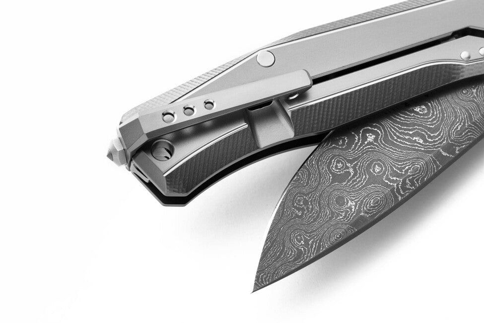 Lionsteel MYTO MT01D luksuzni džepni nož s ručkom od masivnog titanija, GY