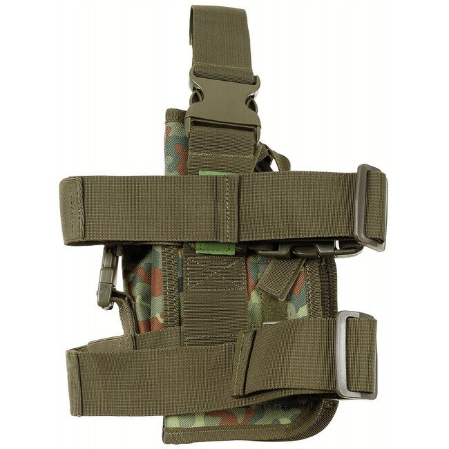 MFH MOLLE desna futrola za oružje za bedro, BW camo