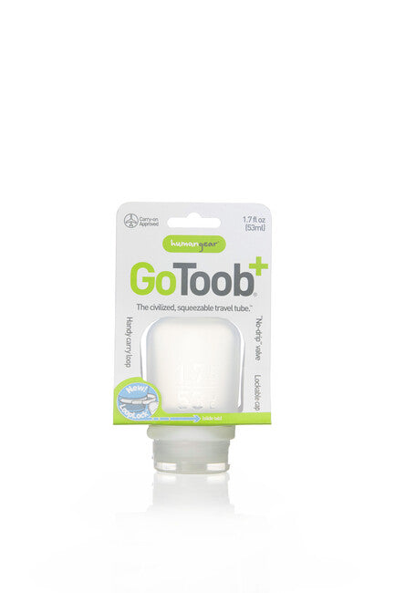 Humangear GoToob+ silikonska putna boca/posuda, narančasta, 53 ml