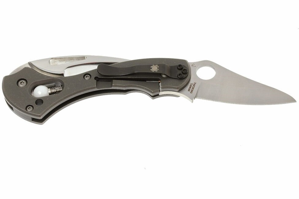 Spyderco Tusk džepni nož 6 cm, sivi, titan