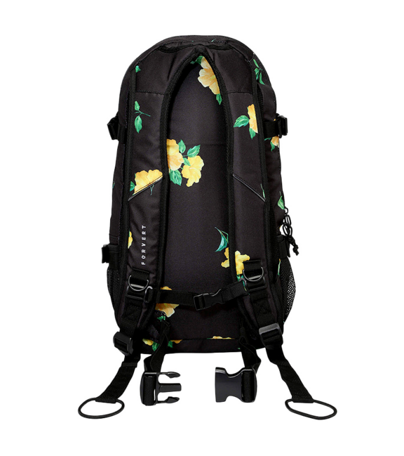 Forvert Louis ruksak Allover 20L, crni hibiscus
