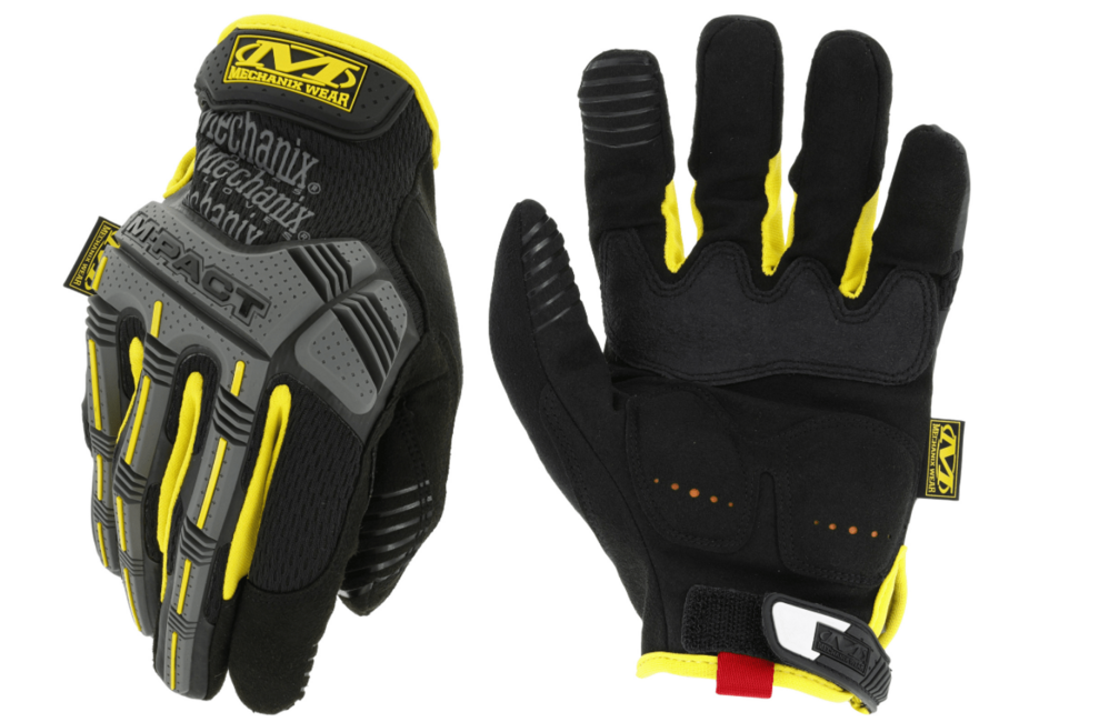 Mechanix M-Pact radne rukavice, crne/žute