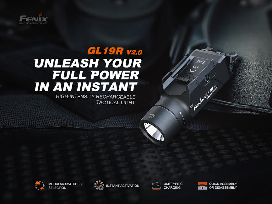 Fenix GL19R V2.0 punjiva svjetiljka za oružje