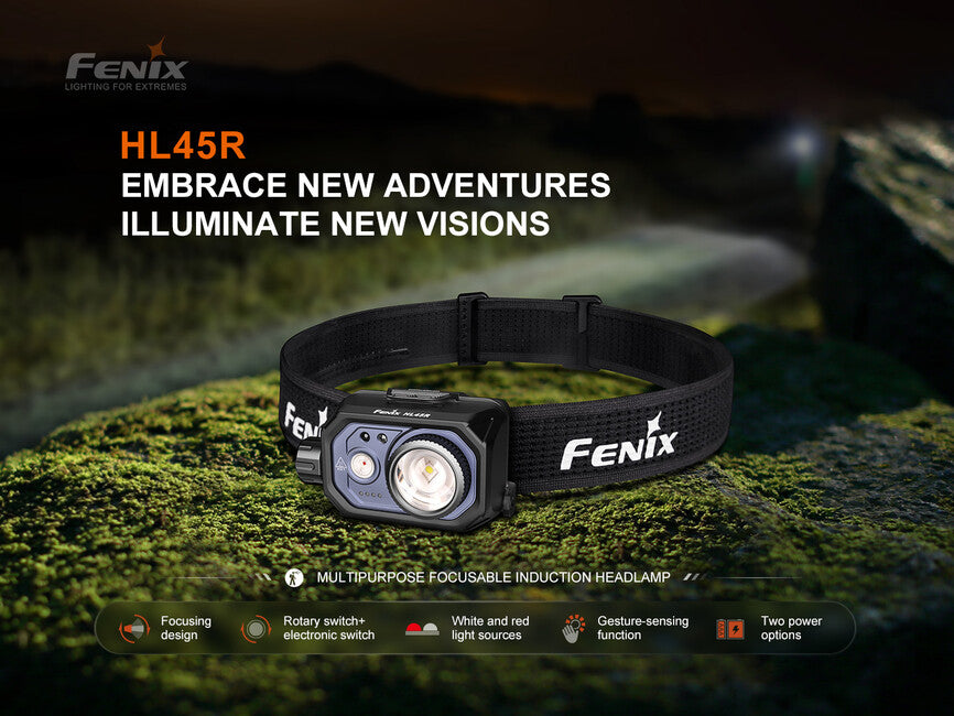 Fenix HL45R punjiva žarišna naglavna svjetiljka