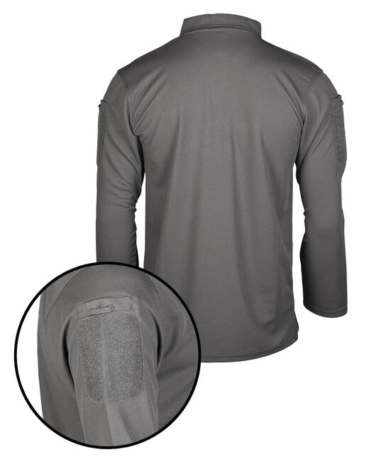 Mil-Tec polo majica taktička dugih rukava, urban grey