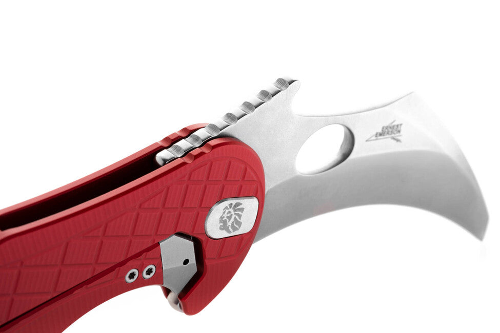 Lionsteel L.E. ONE 1 A RS nož tipa KARAMBIT Red/stone washed razvijen u suradnji Emerson Design