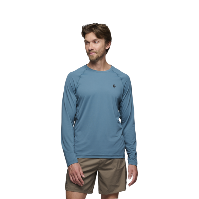 Black Diamond Alpenglow Crew muška majica s dugim rukavima, creek blue