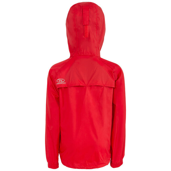 Highlander Stow and Go Kids kišni ogrtač za djecu, crven