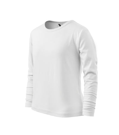 Malfini Fit-T LS dječja majica s dugim rukavom, bijela