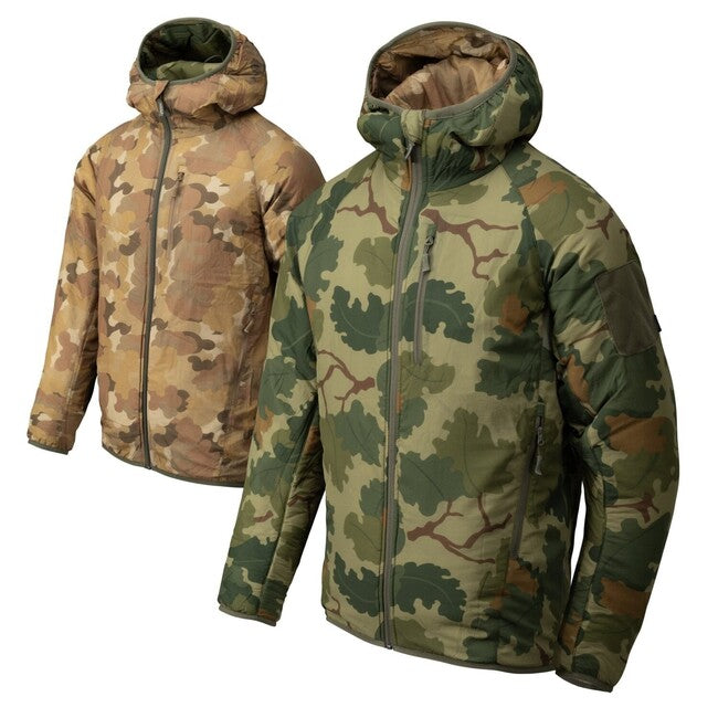 Helikon-Tex Wolfhound obostrana jakna Windpack, Mitchell Camo Leaf/Mitchell Clouds