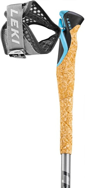 LEKI Cross Trail TA treking palice, tamni antracit-svijetli antracit-svjetloplava, 100 - 135 cm