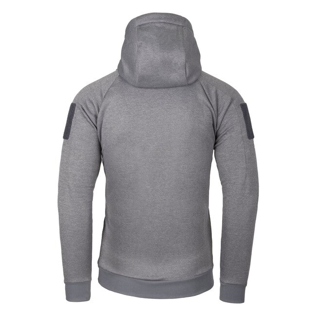 Helikon-Tex URBAN TACTICAL HOODIE pulover FullZip, Melange Black-Grey