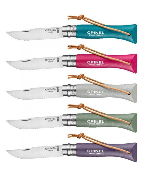 Opinel VRI N°06 Inox Trekking sklopivi nož, tirkizni