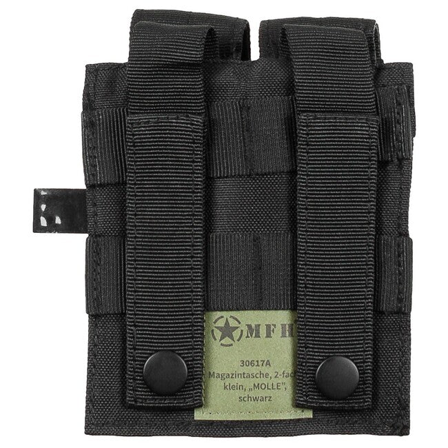 MFH double MOLLE torba, crna