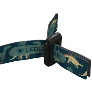 LEDLENSER Kidled4R DINO naglavna svjetiljka, crvena