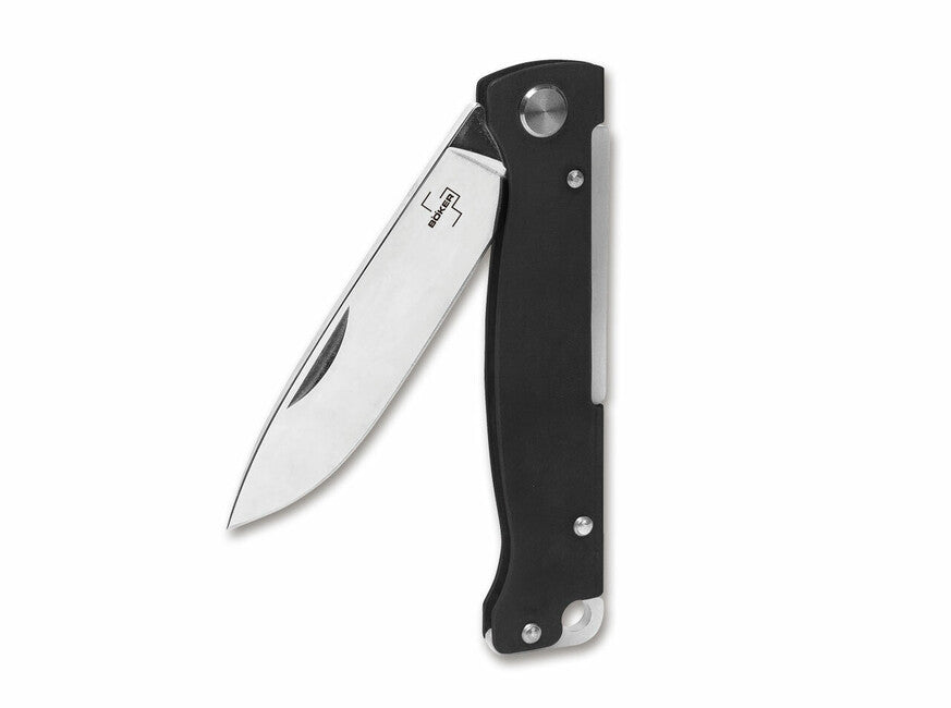 BÖKER® ATLAS BLACK džepni nož 6,7 cm, crni, nehrđajući čelik
