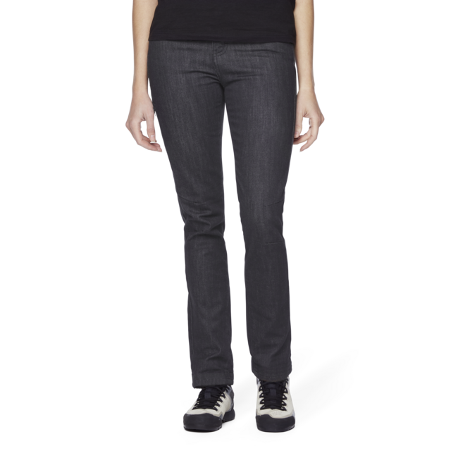 Black Diamond Mission Wool Denim ženske traper hlače, dark gray