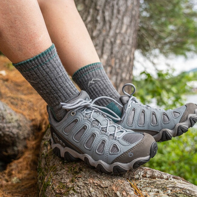 Darn Tough Hiker Micro Crew Midweight planinarske čarape s amortizacijom, Slate