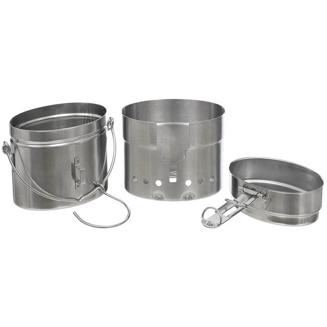 MFH SE Mess Kit 3-dijelni set, M40, nehrđajući čelik