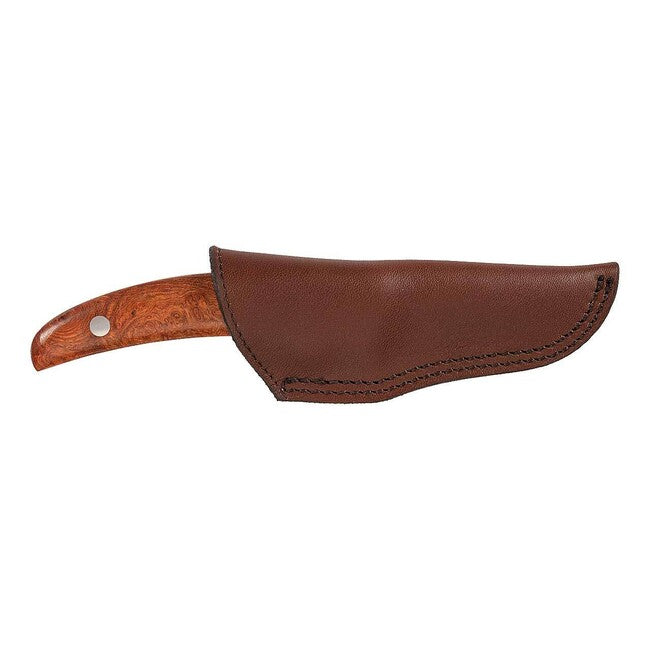 Herbertz 150 Jahre fiksni nož Gürtelmesser jubilarni 7cm, smeđi, drvo, kožna futrola