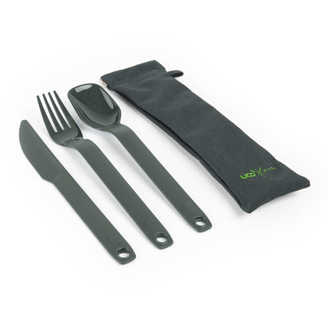 UCO Switch spork set pribora, sivi, 3 komada