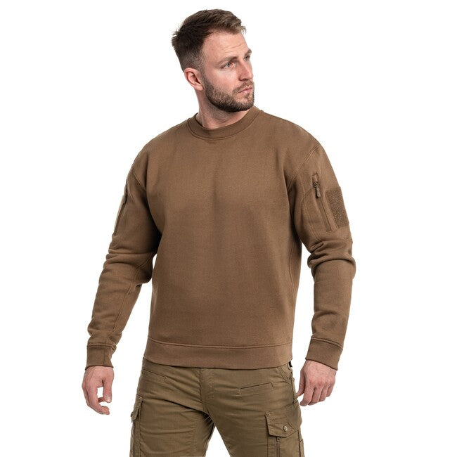 Mil-Tec Tactical pulover s okruglim izrezom, dark coyote