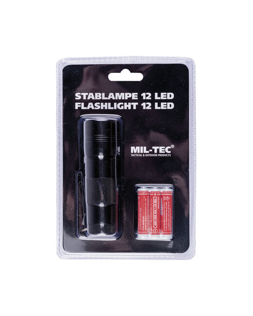 Mil-Tec svjetiljka 12 LED, crna