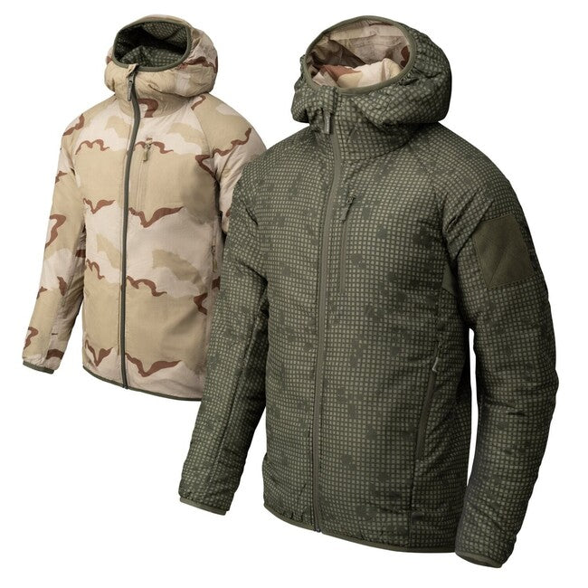 Helikon-Tex Wolfhound obostrana jakna Windpack, Desert Night Camo/US