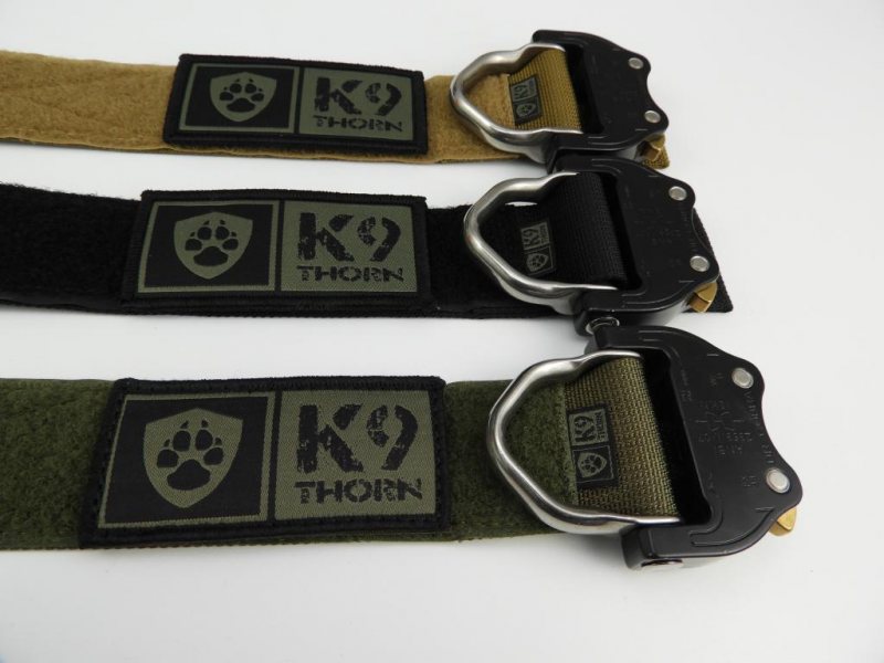 K9 Thorn Delta ogrlica s kopčom cobra, crna