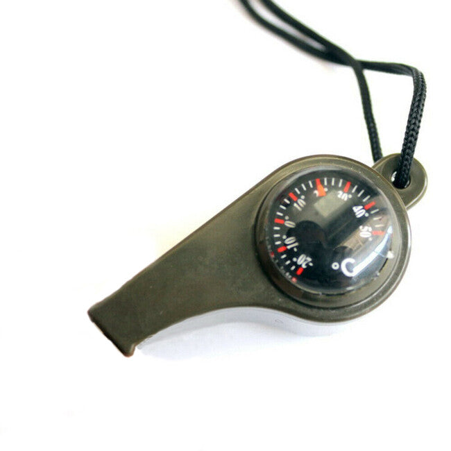 Origin Outdoors 3 in 1 Survival pištaljka, maslinasto zelena