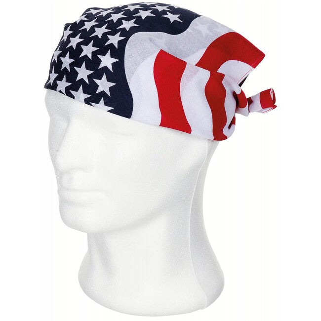 MFH bandana pamuk, zvijezde i pruge, cca 55 x 55 cm