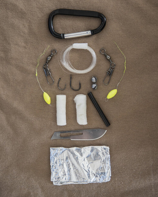 Mil-Tec paracord set za preživljavanje, maslinasto zelen, mali