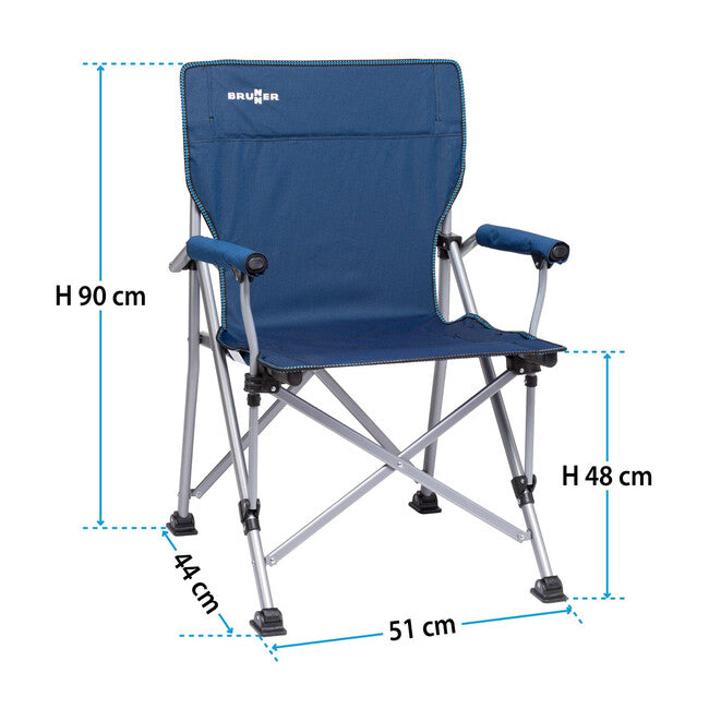 Brunner kamping stolica, crna