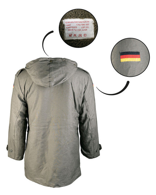 Mil-Tec BW parka s podstavom, maslinasto zelena