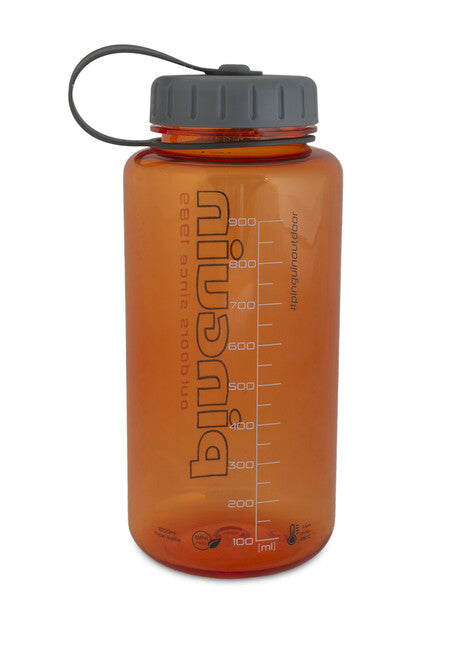 Pinguin Tritan Fat Bottle 1.0L boca 2020, siva