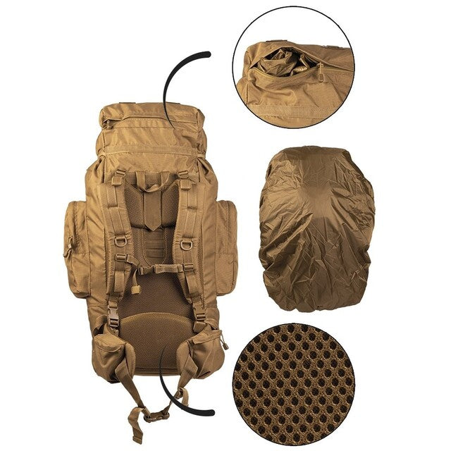 Mil-Tec RECOM ruksak 88 ltr PES, Coyote