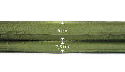 Origin Outdoors samonapuhujuća kamping podloga, 5 cm, maslinasto zelena