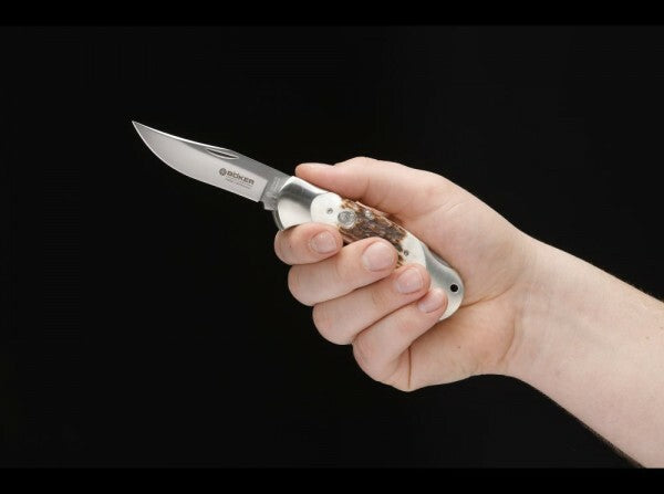 BÖKER® Scout džepni nož Stag, rog, 8 cm