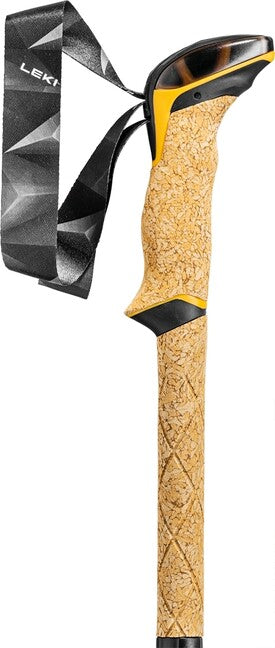 LEKI Cressida FX Carbon AS treking palice, bijela-mango-srebrna, 100 - 120 cm