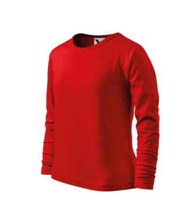Malfini Fit-T LS dječja majica s dugim rukavom, crvena