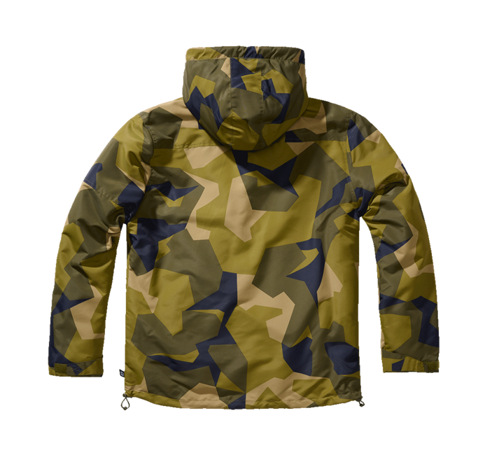 Brandit Frontzip Windbreaker jakna, swedish camo