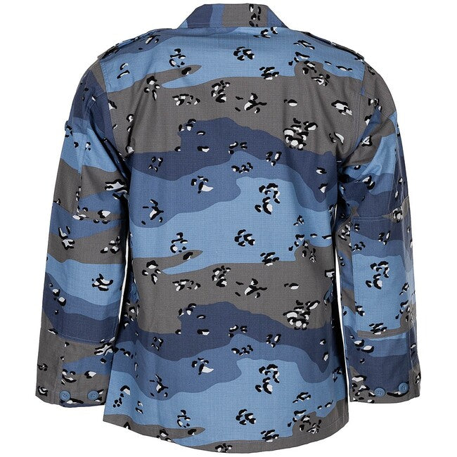 MFH BDU američka poljska jakna Rip stop, chocolate chip blue camo