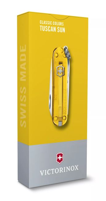 Victorinox Classic SD džepni nož Transparent, žuti