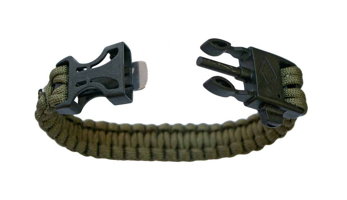 Origin Outdoors Paracord Bracelet narukvica za preživljavanje sa signalnom pištaljkom i kresivom