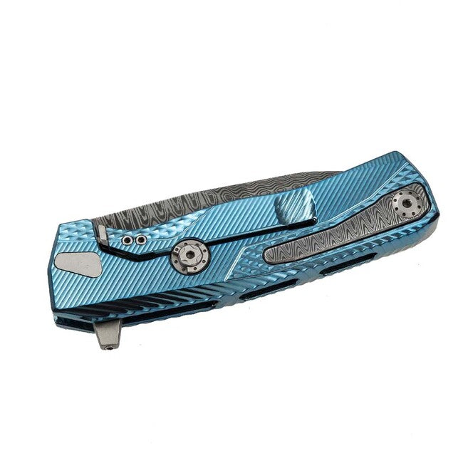 Lionsteel ROK DD BL luksuzni džepni nož s ručkom od masivnog titanija