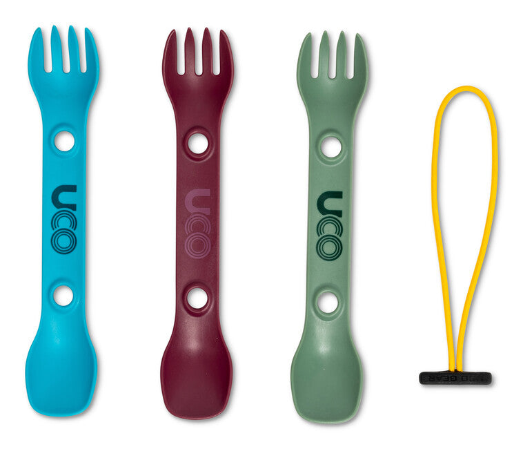 UCO Mini Spork set pribora 3 kom, zeleni, ljubičasti, plavi
