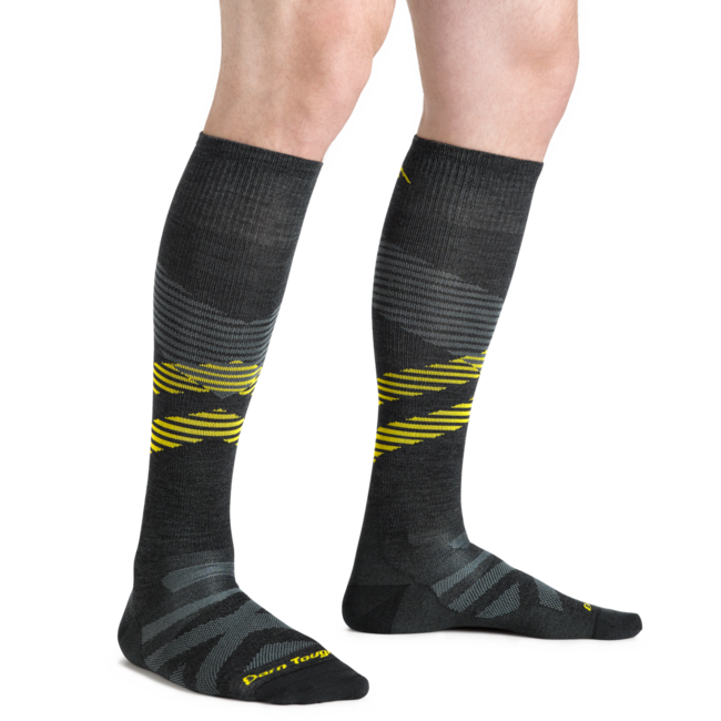 Darn Tough Pennant RFL OTC Ultra-Lightweight skijaške čarape, Carbon