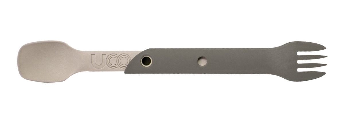 UCO Switch set pribora Spork s petljom za pričvršćivanje i držačem za vilicu, pijesak